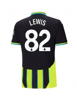 Manchester City Rico Lewis #82 Replika Borta Kläder 2024-25 Kortärmad